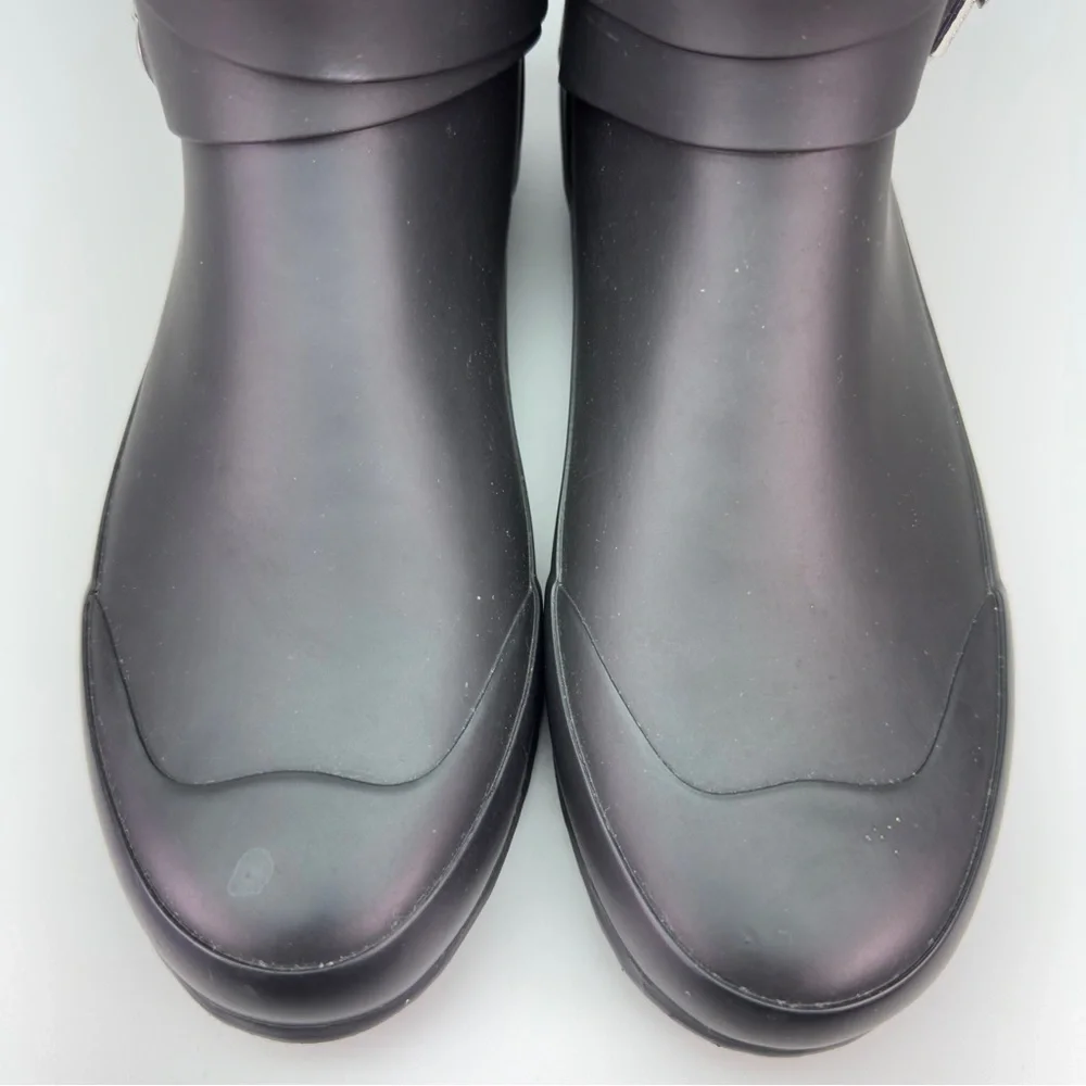 Burberry Studded Moto Holloway Rain Boots